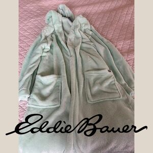 Eddie Bauer Light Green Kids Robe